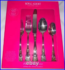Royal Albert Old Country Roses 20 Pieces, 18/10 Stainless Steel, Serving For 4