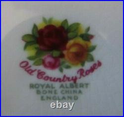 Royal Albert Old Country Roses 21 Piece Tea Set 1st Quality 1962/73 Vgc
