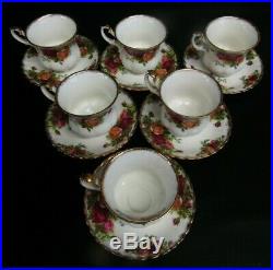 Royal Albert Old Country Roses 21 Piece Tea Set, Vgc, 1st Quality, 1962/73