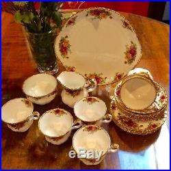 Royal Albert Old Country Roses 21 Pieces Tea Set New In Original Box England