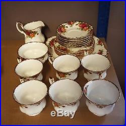 Royal Albert Old Country Roses 21pc Tea Service for Six