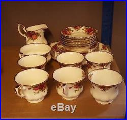 Royal Albert Old Country Roses 21pc Tea Service for Six