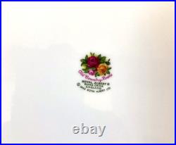 Royal Albert Old Country Roses 22k Gold Bone China Dinner Plates 10.5 4 Pcs New