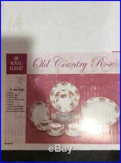 Royal Albert Old Country Roses 24 Piece Set NEW IN BOX