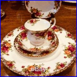 Royal Albert Old Country Roses 24 Pieces Dinner Set New In Original Box England