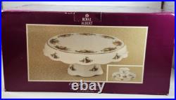 Royal Albert Old Country Roses 2 In 1 Vegetable/Chip N Dip &Cake Plate NIB