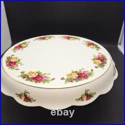 Royal Albert Old Country Roses 2 In 1 Vegetable/Chip N Dip or Cake Platter/Plate