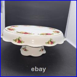 Royal Albert Old Country Roses 2 In 1 Vegetable/Chip N Dip or Cake Platter/Plate