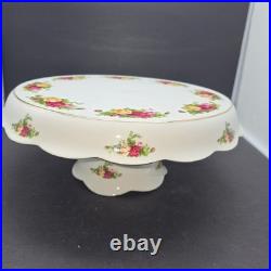 Royal Albert Old Country Roses 2 In 1 Vegetable/Chip N Dip or Cake Platter/Plate