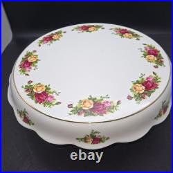 Royal Albert Old Country Roses 2 In 1 Vegetable/Chip N Dip or Cake Platter/Plate