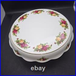 Royal Albert Old Country Roses 2 In 1 Vegetable/Chip N Dip or Cake Platter/Plate