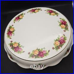 Royal Albert Old Country Roses 2 In 1 Vegetable/Chip N Dip or Cake Platter/Plate