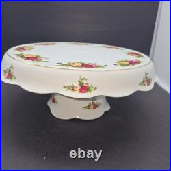 Royal Albert Old Country Roses 2 In 1 Vegetable/Chip N Dip or Cake Platter/Plate