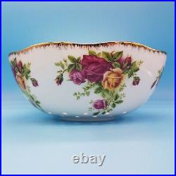 Royal Albert Old Country Roses 2pc. Berry Bowl Strainer Colander & Underplate
