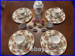 Royal Albert Old Country Roses 30 Piece Set New Never Used Royal Albert Old Country Roses 30 Piece Set New Never Used