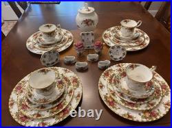 Royal Albert Old Country Roses 30 Piece Set New Never Used Royal Albert Old Country Roses 30 Piece Set New Never Used