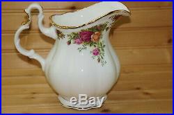 Royal Albert Old Country Roses 32 ounce Water Pitcher, 6 1/2 MADE IN ENGLAND