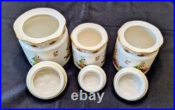 Royal Albert Old Country Roses 3 Piece Canister Set Bone China England