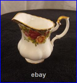 Royal Albert Old Country Roses 3 Piece Lot Teapot Cream & Sugar Holder Set Royal Albert Old Country Roses 3 Piece Lot Teapot Cream & Sugar Holder Set