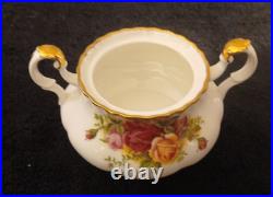 Royal Albert Old Country Roses 3 Piece Lot Teapot Cream & Sugar Holder Set Royal Albert Old Country Roses 3 Piece Lot Teapot Cream & Sugar Holder Set