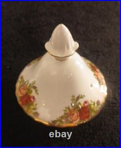 Royal Albert Old Country Roses 3 Piece Lot Teapot Cream & Sugar Holder Set Royal Albert Old Country Roses 3 Piece Lot Teapot Cream & Sugar Holder Set