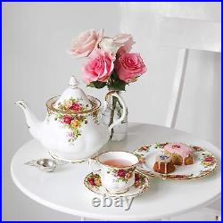 Royal Albert Old Country Roses 3 Piece Set, 8, Mostly White with Multicolored Fl