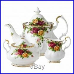 Royal Albert Old Country Roses 3 Piece Tea Service Made in England