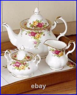 Royal Albert Old Country Roses 3-Piece Tea Set