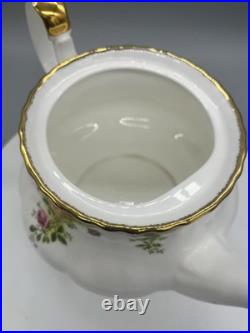 Royal Albert Old Country Roses 3-Piece Tea Set Teapot, Sugar Bowl, Creamer New