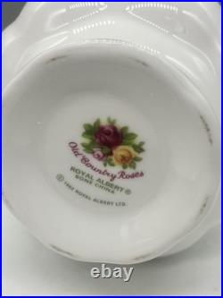 Royal Albert Old Country Roses 3-Piece Tea Set Teapot, Sugar Bowl, Creamer New