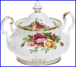 Royal Albert Old Country Roses 3-Piece Tea Set, Whit/Floral