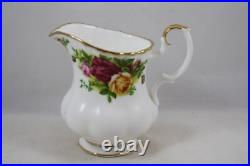 Royal Albert Old Country Roses 3 Piece Teapot, Creamer and Sugar Bowl Set