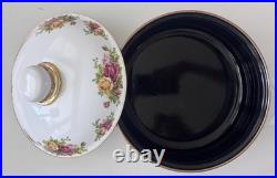 Royal Albert Old Country Roses 3 Qt Casserole Pot Prinz Enamel NEW