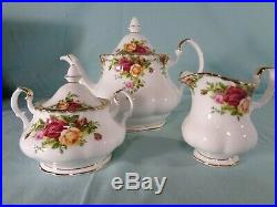 Royal Albert Old Country Roses 3 pc. Tea Set New in Box
