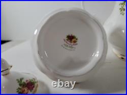 Royal Albert Old Country Roses 3pc Tea Set 2003 NEW OLD Teapot, Sugar, Creamer