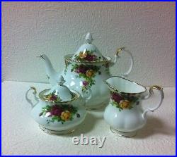 Royal Albert Old Country Roses 3pc Tea Set Brand New In Box