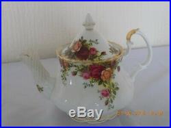 Royal Albert Old Country Roses 40 Piece Tea Set Early Mark