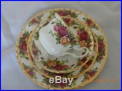 Royal Albert Old Country Roses 40 Piece Tea Set Early Mark