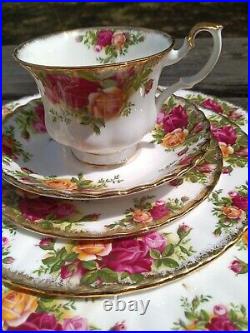 Royal Albert Old Country Roses 40pc DISH SET Timeless Elegance SERVICE FOR 6 NEW