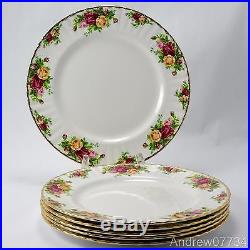 Royal Albert Old Country Roses 41 Piece Dinner Tea Set Six Made England Firsts
