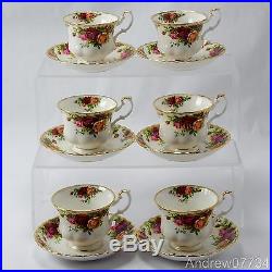 Royal Albert Old Country Roses 41 Piece Dinner Tea Set Six Made England Firsts