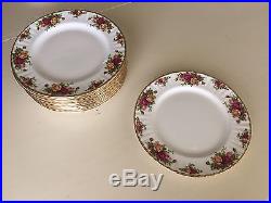 Royal Albert Old Country Roses 45 Piece China Set Dinner Plate Tea Cup Saucer