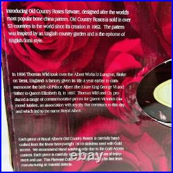 Royal Albert Old Country Roses 45pc 8 Serving Flatware Chest Stainless Steel NEW