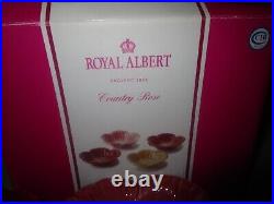 Royal Albert Old Country Roses 4 Floral Bowls 5 New Original Box NIB
