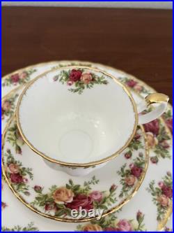 Royal Albert Old Country Roses 4 Piece Setting Bone China Dinnerware