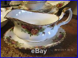 Royal Albert Old Country Roses 4 Place Dinner Set