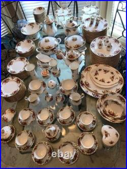 Royal Albert Old Country Roses 50+ Piece Dinnerware Set