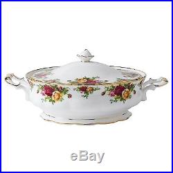 Royal Albert Old Country Roses 50-ounce Covered Vegetable Dish NEW