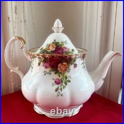 Royal Albert Old Country Roses 51 Pc Dinner Tea Set 1962 England Bone China VTG