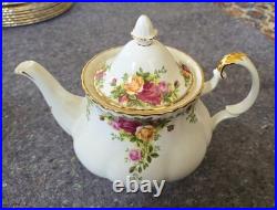 Royal Albert Old Country Roses 56 Pc Dinner-salad-bread-fruit-cups-saucers Xtras